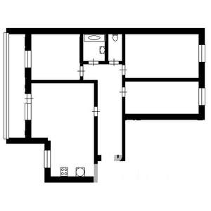 4-к квартира, вторичка, 70м2, 4/9 этаж