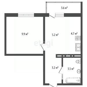 Студия квартира, вторичка, 30м2, 5/18 этаж