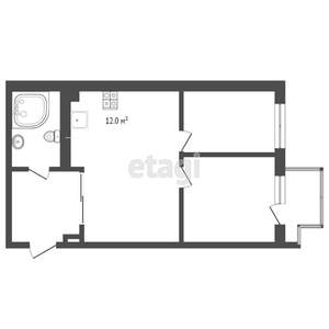 3-к квартира, вторичка, 54м2, 3/23 этаж