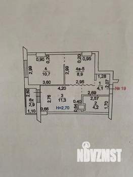 2-к квартира, вторичка, 41м2, 3/18 этаж