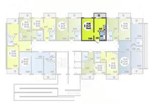 1-к квартира, строящийся дом, 36м2, 2/16 этаж