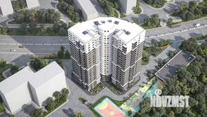 2-к квартира, строящийся дом, 48м2, 2/22 этаж