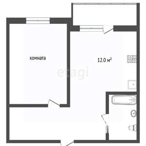 1-к квартира, вторичка, 39м2, 22/24 этаж
