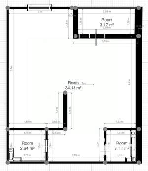 1-к квартира, вторичка, 42м2, 8/10 этаж