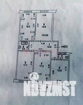 4-к квартира, вторичка, 97м2, 11/18 этаж