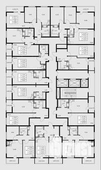 1-к квартира, вторичка, 41м2, 17/25 этаж
