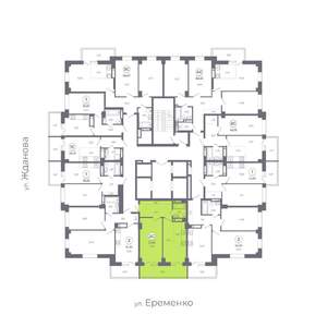 2-к квартира, вторичка, 52м2, 2/24 этаж