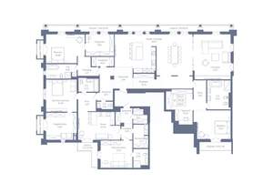 6-к квартира, вторичка, 351м2, 4/7 этаж