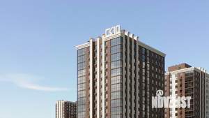 2-к квартира, строящийся дом, 37м2, 6/25 этаж