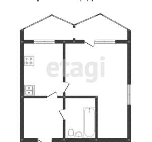 1-к квартира, вторичка, 53м2, 20/25 этаж