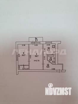 2-к квартира, вторичка, 44м2, 5/5 этаж