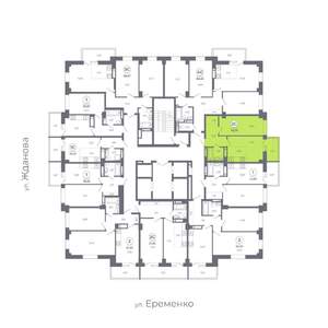 2-к квартира, вторичка, 44м2, 7/24 этаж