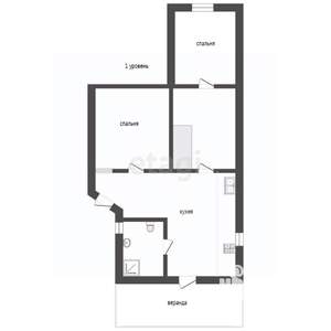 2-к квартира, вторичка, 76м2, 7/13 этаж