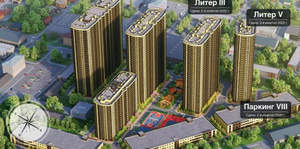 Студия квартира, вторичка, 25м2, 6/32 этаж