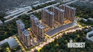 1-к квартира, строящийся дом, 37м2, 23/24 этаж