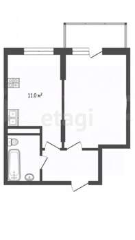 1-к квартира, вторичка, 39м2, 9/10 этаж