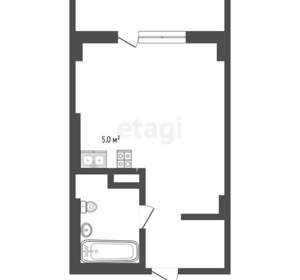 Студия квартира, вторичка, 35м2, 4/19 этаж