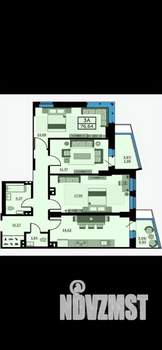 3-к квартира, вторичка, 77м2, 9/24 этаж