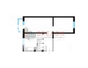 2-к квартира, вторичка, 43м2, 4/5 этаж