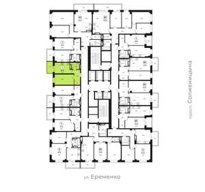1-к квартира, вторичка, 38м2, 10/24 этаж