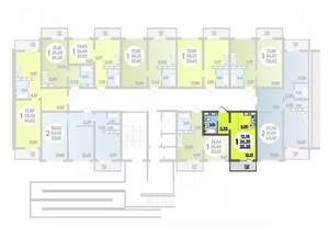 Студия квартира, строящийся дом, 25м2, 12/16 этаж