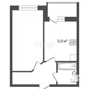 1-к квартира, вторичка, 40м2, 18/20 этаж