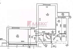 2-к квартира, вторичка, 60м2, 1/14 этаж