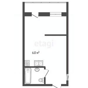 Студия квартира, вторичка, 29м2, 14/25 этаж