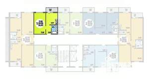 1-к квартира, строящийся дом, 36м2, 5/17 этаж