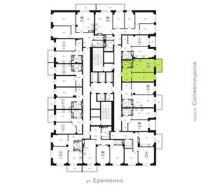 2-к квартира, вторичка, 47м2, 2/24 этаж