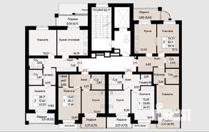 3-к квартира, вторичка, 104м2, 8/8 этаж