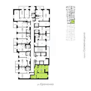2-к квартира, вторичка, 48м2, 11/24 этаж