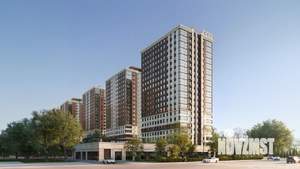 2-к квартира, строящийся дом, 41м2, 11/25 этаж