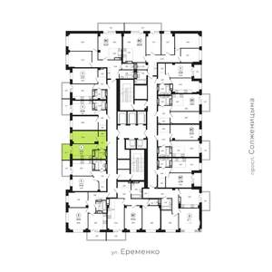 1-к квартира, вторичка, 37м2, 4/24 этаж