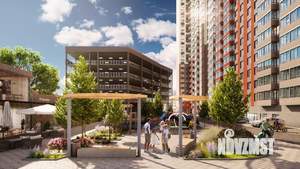 3-к квартира, строящийся дом, 57м2, 24/25 этаж