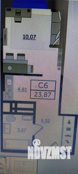 Студия квартира, вторичка, 24м2, 14/22 этаж