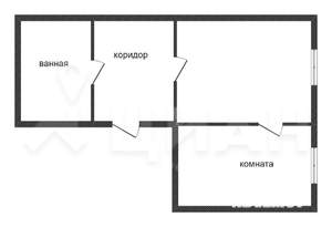 1-к квартира, вторичка, 39м2, 2/4 этаж