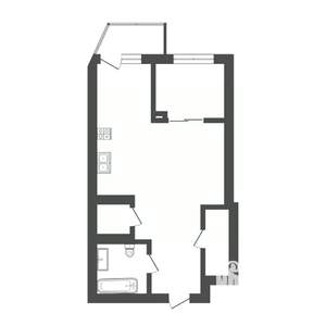 2-к квартира, вторичка, 55м2, 16/16 этаж