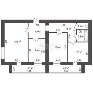 3-к квартира, вторичка, 71м2, 3/14 этаж