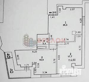 3-к квартира, вторичка, 72м2, 12/22 этаж