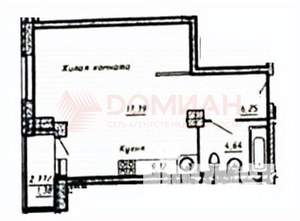 1-к квартира, вторичка, 37м2, 3/23 этаж