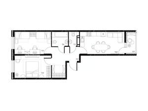 3-к квартира, вторичка, 59м2, 11/25 этаж