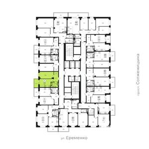 1-к квартира, вторичка, 37м2, 21/24 этаж