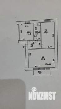 3-к квартира, вторичка, 60м2, 2/5 этаж