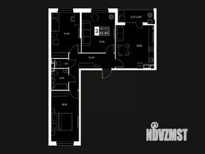 3-к квартира, вторичка, 83м2, 6/12 этаж