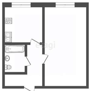 1-к квартира, вторичка, 30м2, 3/9 этаж