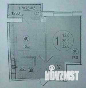Студия квартира, вторичка, 33м2, 10/12 этаж