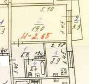 1-к квартира, вторичка, 40м2, 7/9 этаж