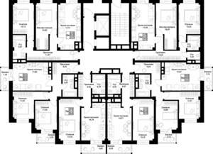 1-к квартира, вторичка, 43м2, 8/10 этаж