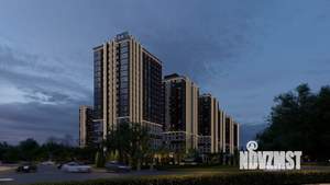 2-к квартира, строящийся дом, 58м2, 18/20 этаж